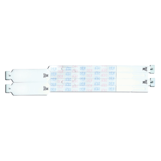 PRECISION DYNAMICS SNUGFIT MOTHER/INFANT IDENTIFICATION WRISTBANDS - ID Wristband, 4 Part Imprinter Set, 2" x 1" & 2" x ", 4/set, 100 st/bx | Quantity - 1x BX