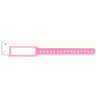 PRECISION DYNAMICS SENTRY SUPERBAND IMPRINTER BANDS - Infant Imprinter Band, 1 7/8" x 11/16", Specify Color: (11) White, (12) Pink or (18) Light Blue, 250/bx | Quantity - 1x BX