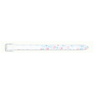 PRECISION DYNAMICS SOFT-LOCK INSERT CARD BANDS - Pediatric/ Infant Insert Card Band, 2 5/8" x 3/8", Specify Color: (11) White, (49) Snuggy Bears, 250/bx | Quantity - 1x BX