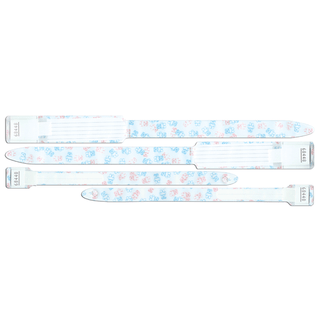 PRECISION DYNAMICS SOFT-LOCK IMPRINTER ID BRACELETS - Adult/ Infant ID Bracelet, 4-Part OB, Insert Band Style, Info Area For Adults: 2"L x 7/8"H, For Infants: 2 5/8"L x 3/8"H, Teddy Bears, 400/bx | Quantity - 1x BX