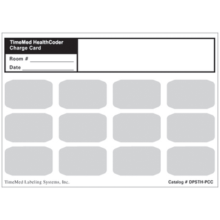 TIMEMED HEALTHCODER LABEL PRINTING SYSTEMS - Single Ply, Direct Coated Thermal Labels For All HealthCoder Models, 2" x 1", Sun Yellow, 1,000/rl, 6 rl/bx | Quantity - 1x BX