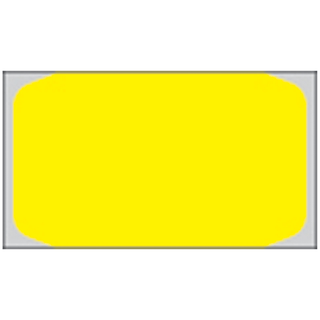 TIMEMED HEALTHCODER LABEL PRINTING SYSTEMS - Single Ply, Direct Coated Thermal Labels For All HealthCoder Models, 2" x 1", Sun Yellow, 1,000/rl, 6 rl/bx | Quantity - 1x BX
