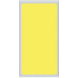 TIMEMED HEALTHCODER LABEL PRINTING SYSTEMS - Single Ply, Direct Coated Thermal Labels For All HealthCoder Models, 2" x 1", Sun Yellow, 1,000/rl, 6 rl/bx | Quantity - 1x BX