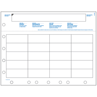 TIMEMED SELF-LAMINATING WRISTBANDS - Adult Wristband & 20 Labels/ File Holes, 8 x 11, 250/pkg, 4 pkg/bx | Quantity - 1x BX