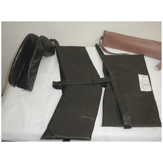 PROFEX KNEE CRUTCH CUSHIONS - Standard Knee Crutch Cushion, Conductive, 15" x 4" | Quantity - 1x PR