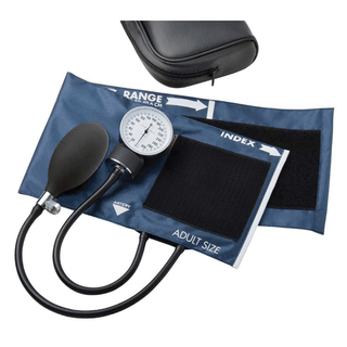 ADC PROSPHYG 775 SERIES ANEROID SPHYGMOMANOMETER - Small Adult Aneroid, Navy, Latex Free (LF) | Quantity - 1x EA
