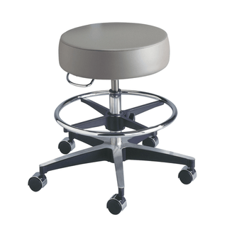 BREWER CENTURY SERIES PNEUMATIC STOOL - Century Stool, Pneumatic, 20"-27", Backrest, Footring | Quantity - 1x EA