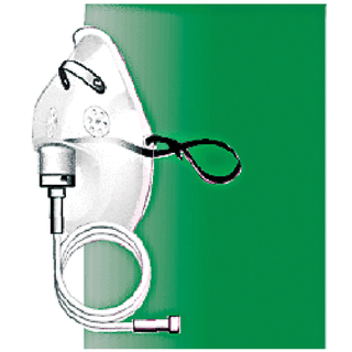 MADA DISPOSABLE MASKS - Medium Concentration Oxygen Mask, Adult, 7 ft No-Crush Oxygen Tubing, Single Patient Use, 50/bx | Quantity - 1x BX