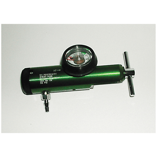 MADA OXYGEN CLICK STYLE REGULATORS - Click Regulator, 1/2-15 with Gauge, CGA870 | Quantity - 1x EA