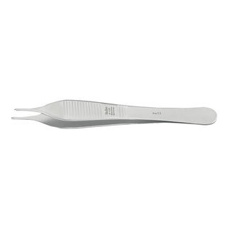 MILTEX ADSON TISSUE FORCEPS - Tissue Forceps, 4", 1x2 Teeth, Fenestrated Handles, Lightweight | Quantity - 1x EA