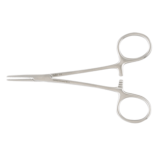 MILTEX HALSTEAD MOSQUITO FORCEPS - Halstead Mosquito Forceps, 5", Extra Delicate, Jaws 45 Angled On Flat | Quantity - 1x EA