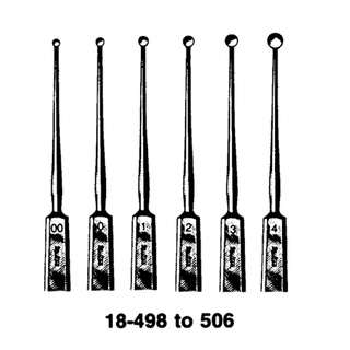 MILTEX MEYHOEFER CHALAZION CURETTES - Meyhoefer Chalazion Curette, 5", Size 2, 2mm | Quantity - 1x EA