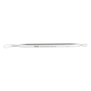 MILTEX COMEDONE EXTRACTORS - Comedone Extractor, 4", Double End, Flat & Wire End Expressors | Quantity - 1x EA