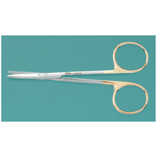 MILTEX ENT INSTRUMENTS - Miltex Stitch Scissors, Curved, Sharp Pointed Tips, Ribbon Style Handles, 3 2/3" | Quantity - 1x EA