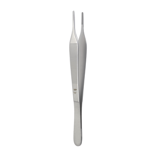 MILTEX HUDSON (EWALD) FORCEPS - Hudson (EWALD) Forceps, 6", Dressing, Cross Serrated Tips, Carb-N-Sert (Tungsten Carbide) | Quantity - 1x EA