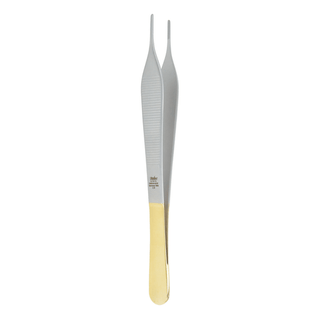 MILTEX HUDSON (EWALD) FORCEPS - Hudson (EWALD) Forceps, 6", Dressing, Cross Serrated Tips, Carb-N-Sert (Tungsten Carbide) | Quantity - 1x EA