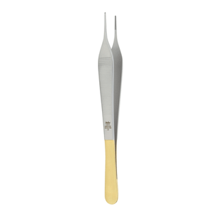 MILTEX ADSON TISSUE FORCEPS - Tissue Forceps, 4", 1x2 Teeth, Fenestrated Handles, Lightweight | Quantity - 1x EA