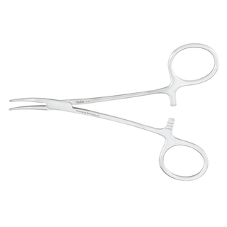 MILTEX HALSTEAD MOSQUITO FORCEPS - Halstead Mosquito Forceps, 5", Extra Delicate, Jaws 45 Angled On Flat | Quantity - 1x EA