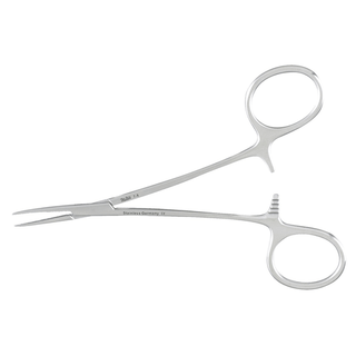 MILTEX HALSTEAD MOSQUITO FORCEPS - Halstead Mosquito Forceps, 5", Extra Delicate, Jaws 45 Angled On Flat | Quantity - 1x EA