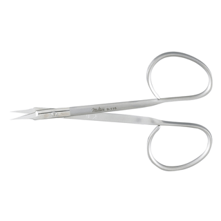 MILTEX ENT INSTRUMENTS - Miltex Stitch Scissors, Curved, Sharp Pointed Tips, Ribbon Style Handles, 3 2/3" | Quantity - 1x EA
