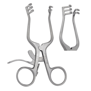 MILTEX MID-GRADE RETRACTORS - Weitlaner Retractor, 5" Blunt, 3x4 Teeth | Quantity - 1x EA
