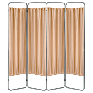 OMNIMED BEAM ECONOMY FOLDING SCREEN FRAME - Four-Section Economy Folding Screen Frame Only | Quantity - 1x EA