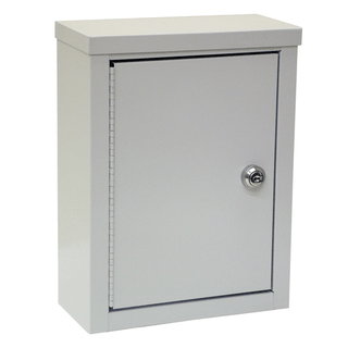 OMNIMED BEAM WALL STORAGE CABINETS - Storage Cabinet, Light Grey, 12"H x 9"W x 4"D & 1 shelf | Quantity - 1x EA