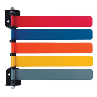 OMNIMED BEAM CUSTOM ROOM ID FLAG SYSTEM - Custom 6 Flag System, 4" | Quantity - 1x EA