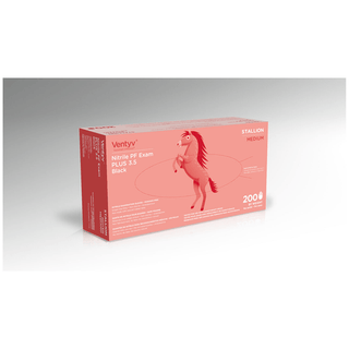 VENTYV NITRILE POWDER FREE EXAM GLOVE PLUS 3.5 (STALLION) - Glove, Exam, Nitrile, Plus, Stallion, Powder-Free, X-Large, 100/bx, 10bx/cs | Quantity - 1x CS