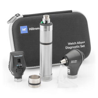 WELCH ALLYN MACROVIEW OTOSCOPE & ACCESSORIES - Diagnostic Set, Macroview Otoscope, 117 LED, Lithium-Ion  (HAZMAT Fees Apply, cannot ship via Air or to AK, GU, HI, MP, PR, VI) | Quantity - 1x EA