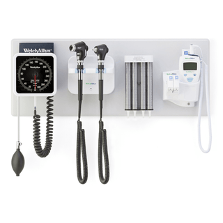 WELCH ALLYN PANOPTIC OPHTHALMOSCOPE & MACROVIEW OTOSCOPE COMBO - GS777 Integrated Wall System, PanOptic Ophthalmoscope, Macroview Otoscope, iExaminer, for CSM  | Quantity - 1x EA