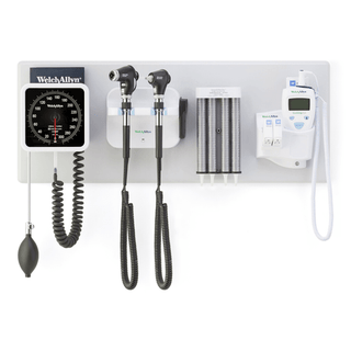 WELCH ALLYN PANOPTIC OPHTHALMOSCOPE & MACROVIEW OTOSCOPE COMBO - GS777 Integrated Wall System, PanOptic Ophthalmoscope, Macroview Otoscope, iExaminer, for CSM  | Quantity - 1x EA