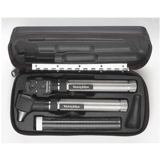 WELCH ALLYN POCKETSCOPE SETS - AA - PocketScope Set Includes Ophthalmoscope, Otoscope/ Throat Illuminator, 2 "AA" Alkaline Battery Handles, Hard Case, No Charger  | Quantity - 1x EA