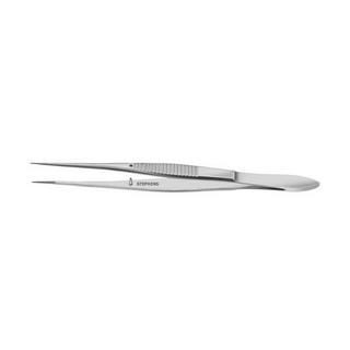 DRESSING FORCEPS, W/GUIDE PIN, SERRATED, STR.