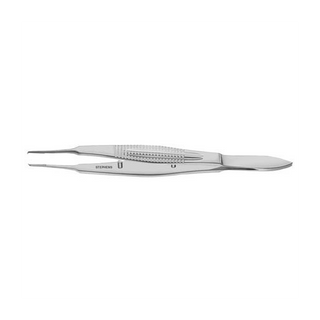 CASTROVIEJO SUTURING FORCEPS, 1.5MM, W/T. PLAT.
