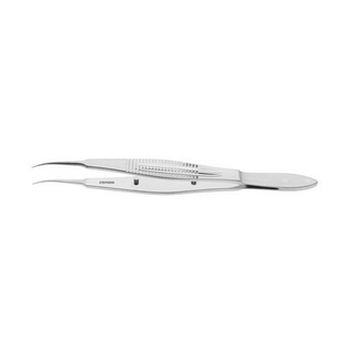 JAFFE TYING FORCEPS, SMOOTH JAWS, CURVED