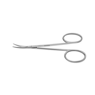 LARGE RING SCISSORS, STAND., CURVED, RING HANDLE